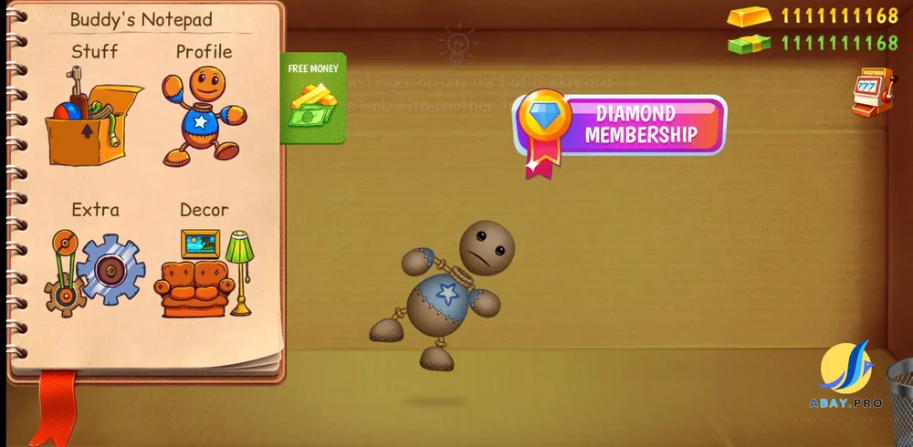 Những tính năng nổi bật và thú vị trong game Kick the Buddy MOD APK