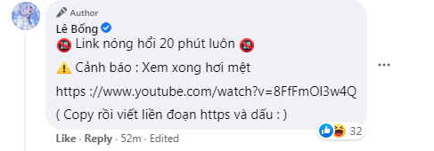 phan ung cua le bong ve clip nong 1