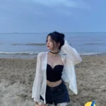 Ảnh Tiktok Bình An bikini